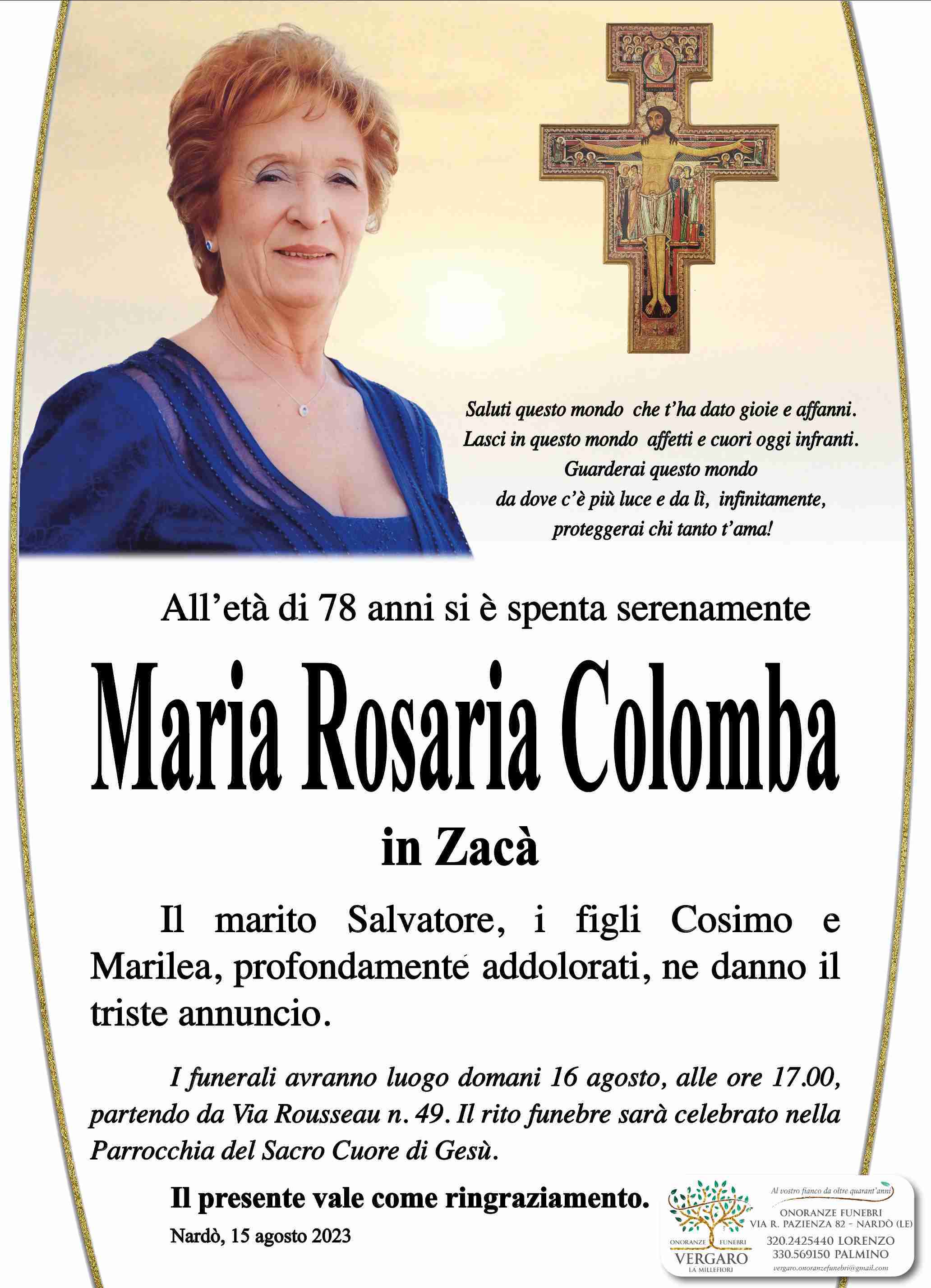 Maria Rosaria Colomba