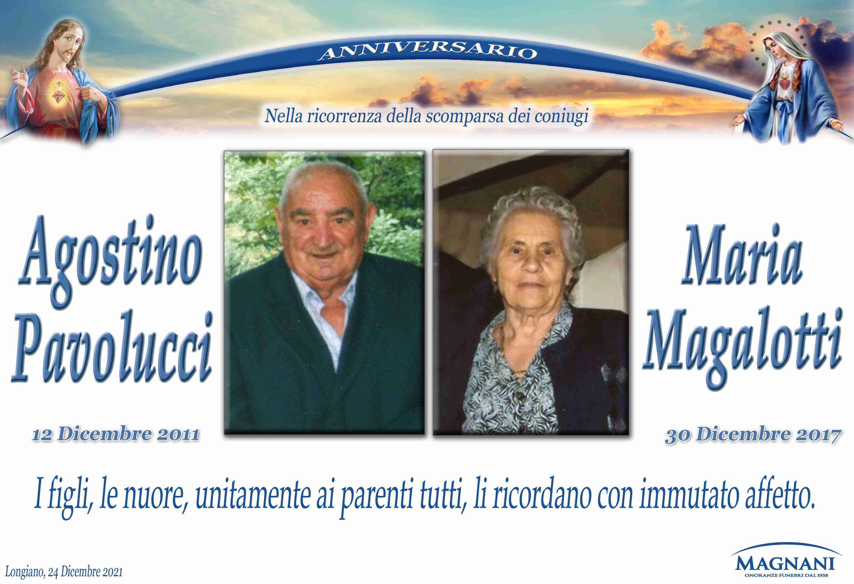 Agostino Pavolucci e Maria Magalotti