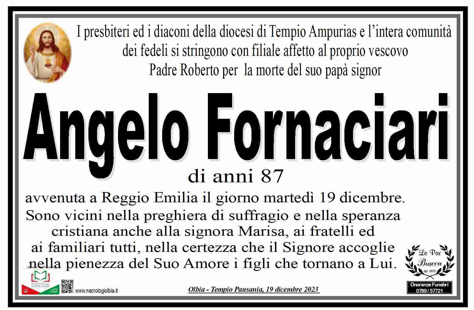 Sig. Angelo Fornaciari