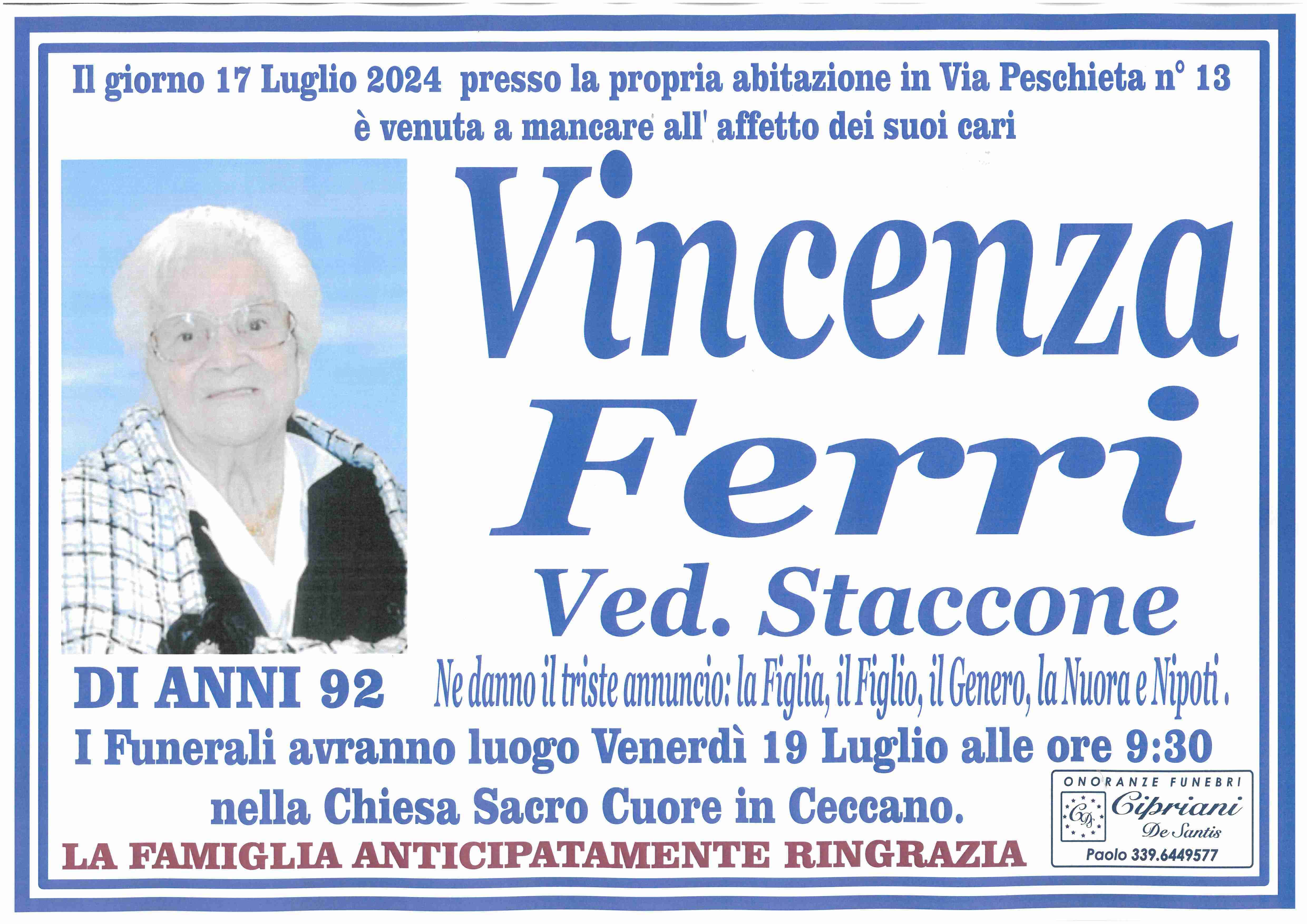 Vincenza Ferri