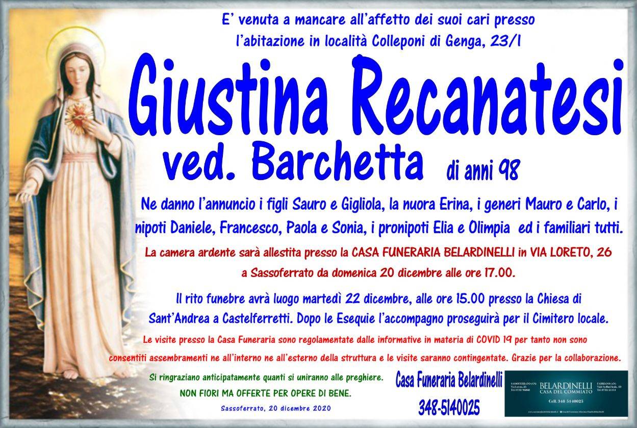 Giustina Recanatesi