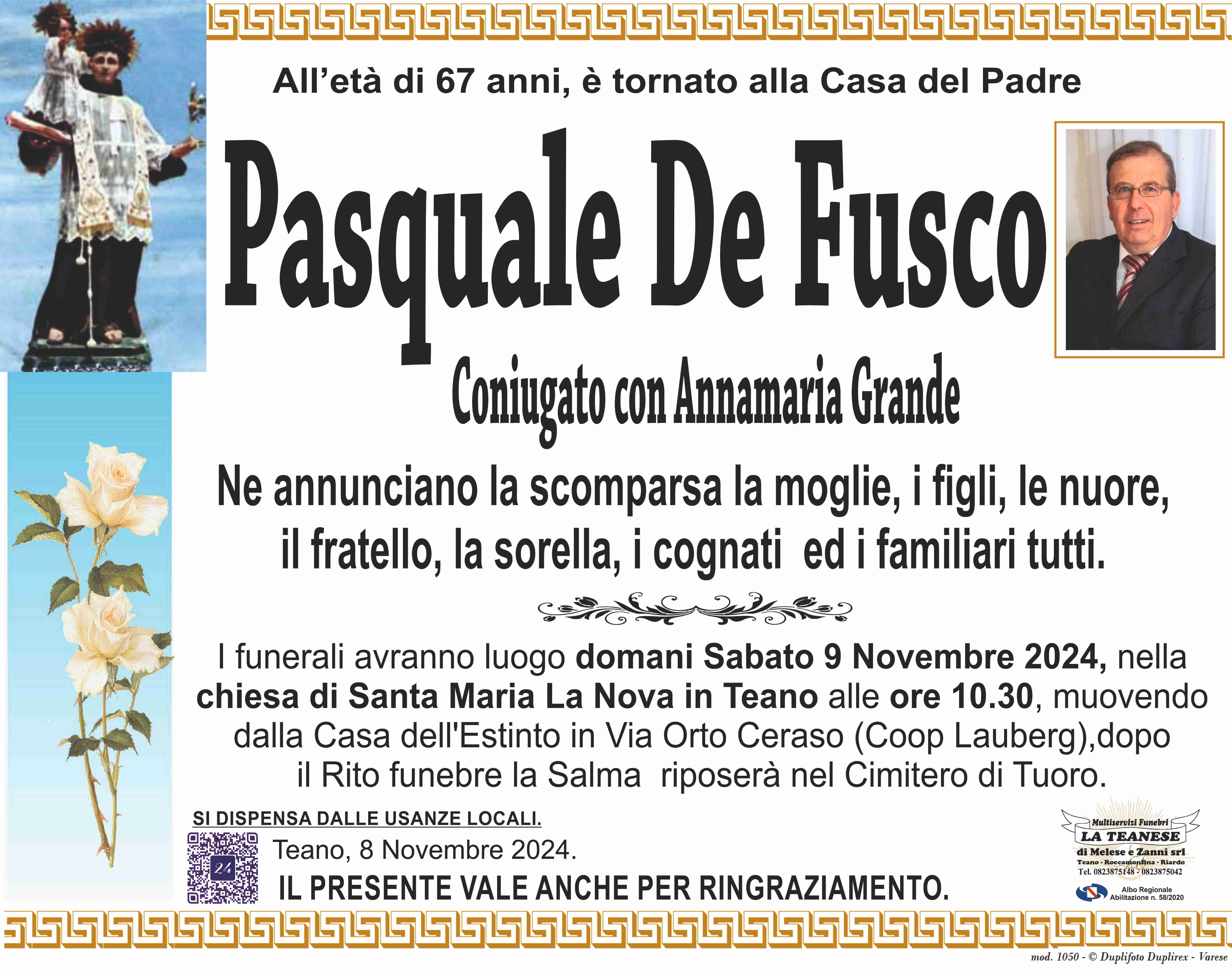 Pasquale DE Fusco