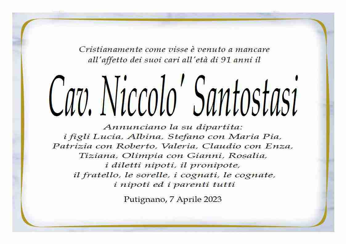 Niccolò Santostasi