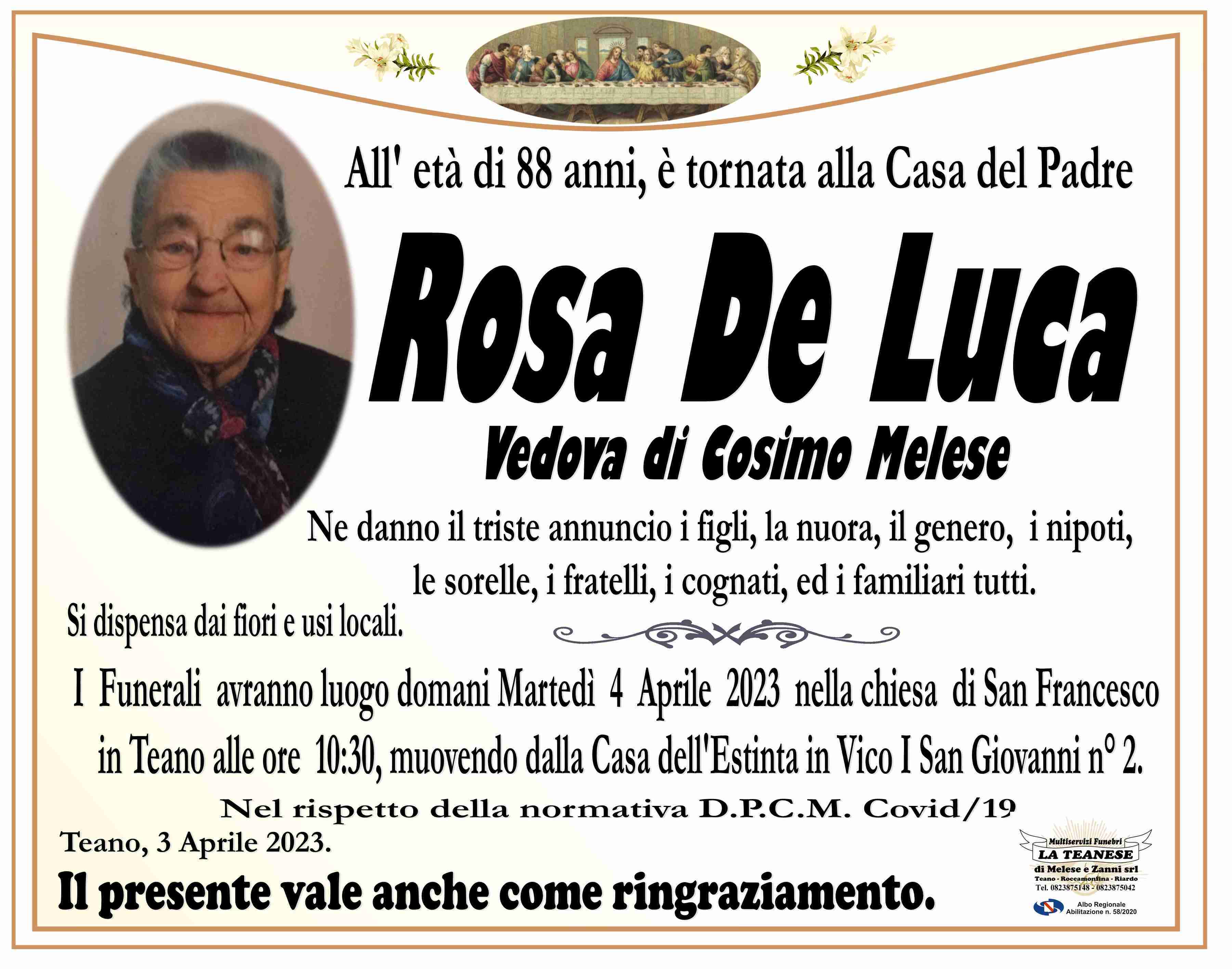 Rosa De Luca