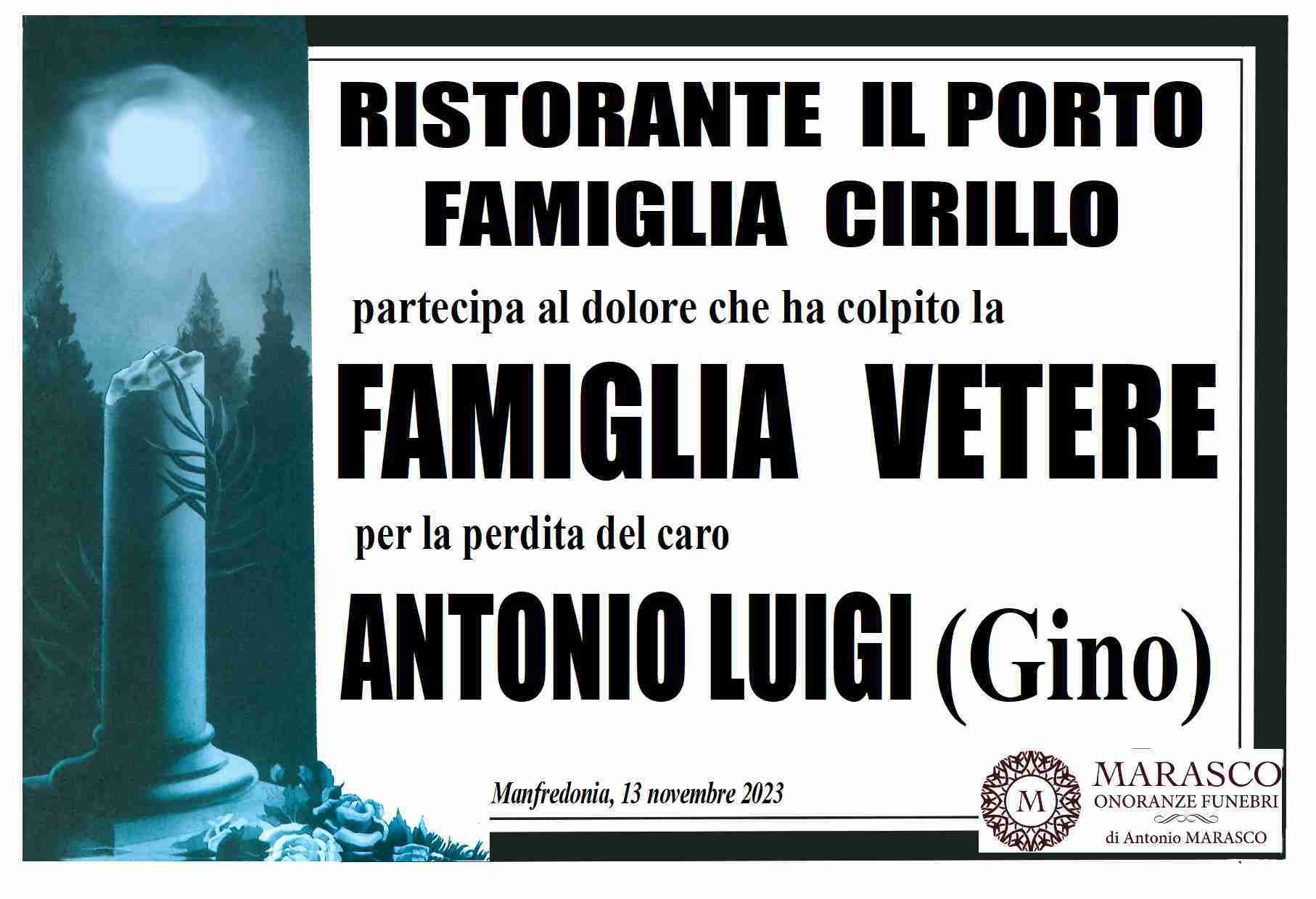Antonio Luigi (Gino) Vetere