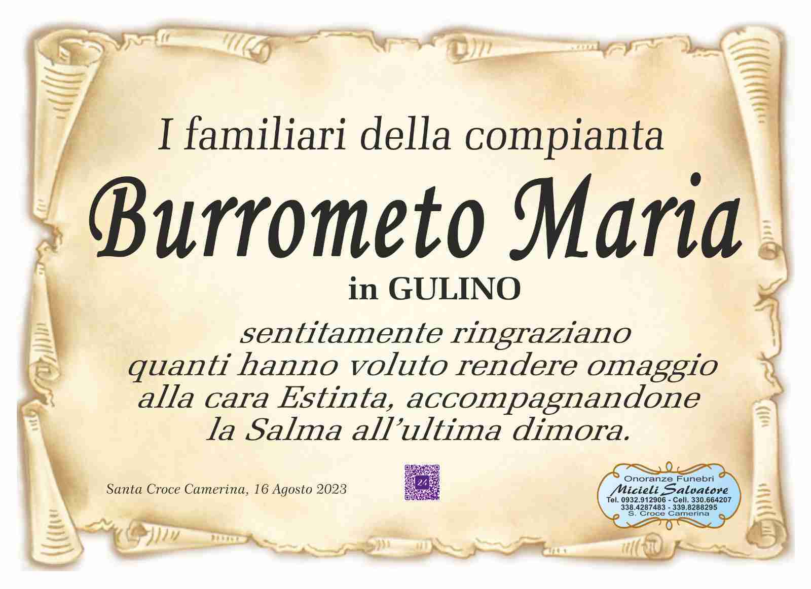 Maria Burrometo