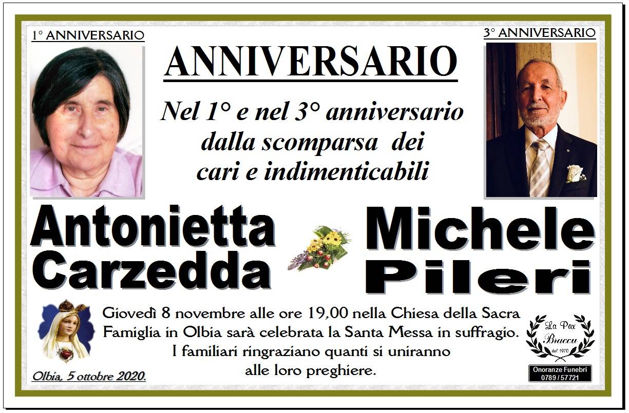 Antonietta Carzedda e Michele Pileri