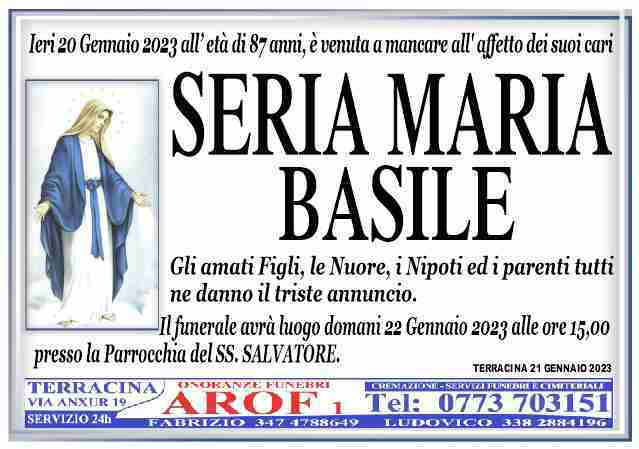 Basile Seria Maria