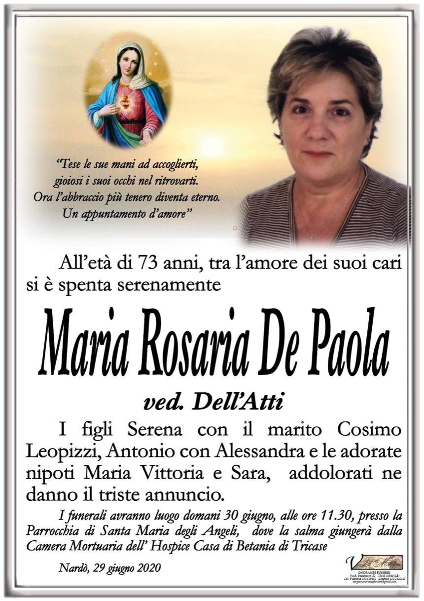 Maria Rosaria De Paola