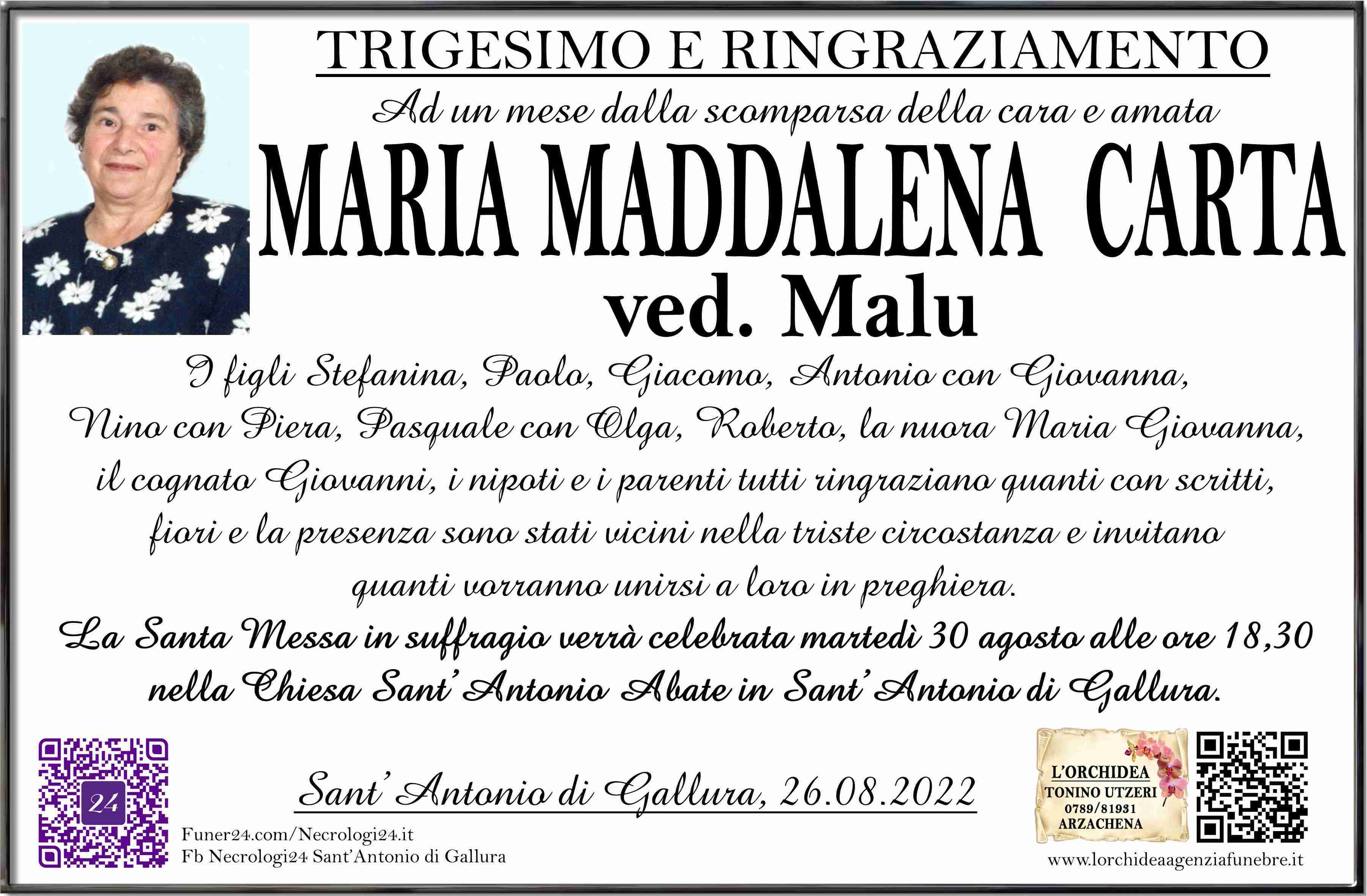 Maria Maddalena Carta