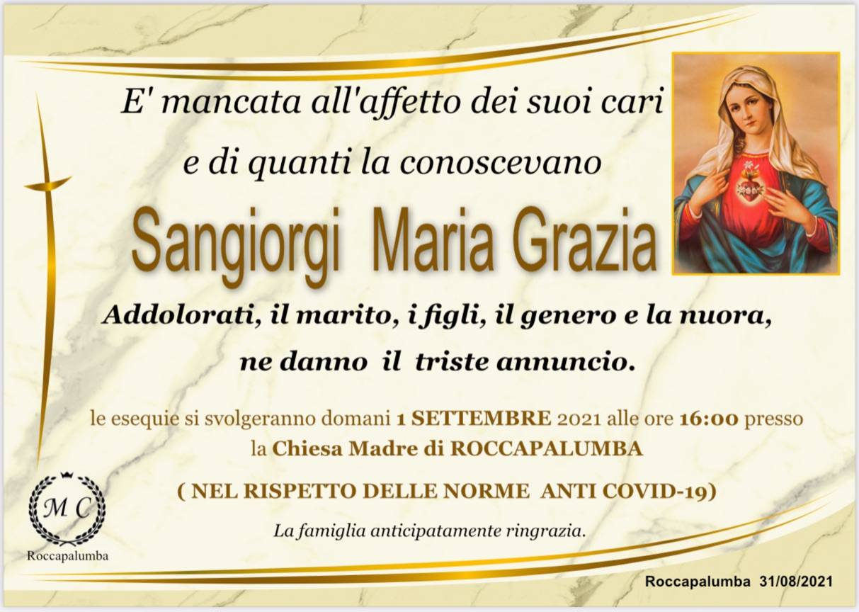 Maria Grazia Sangiorgi