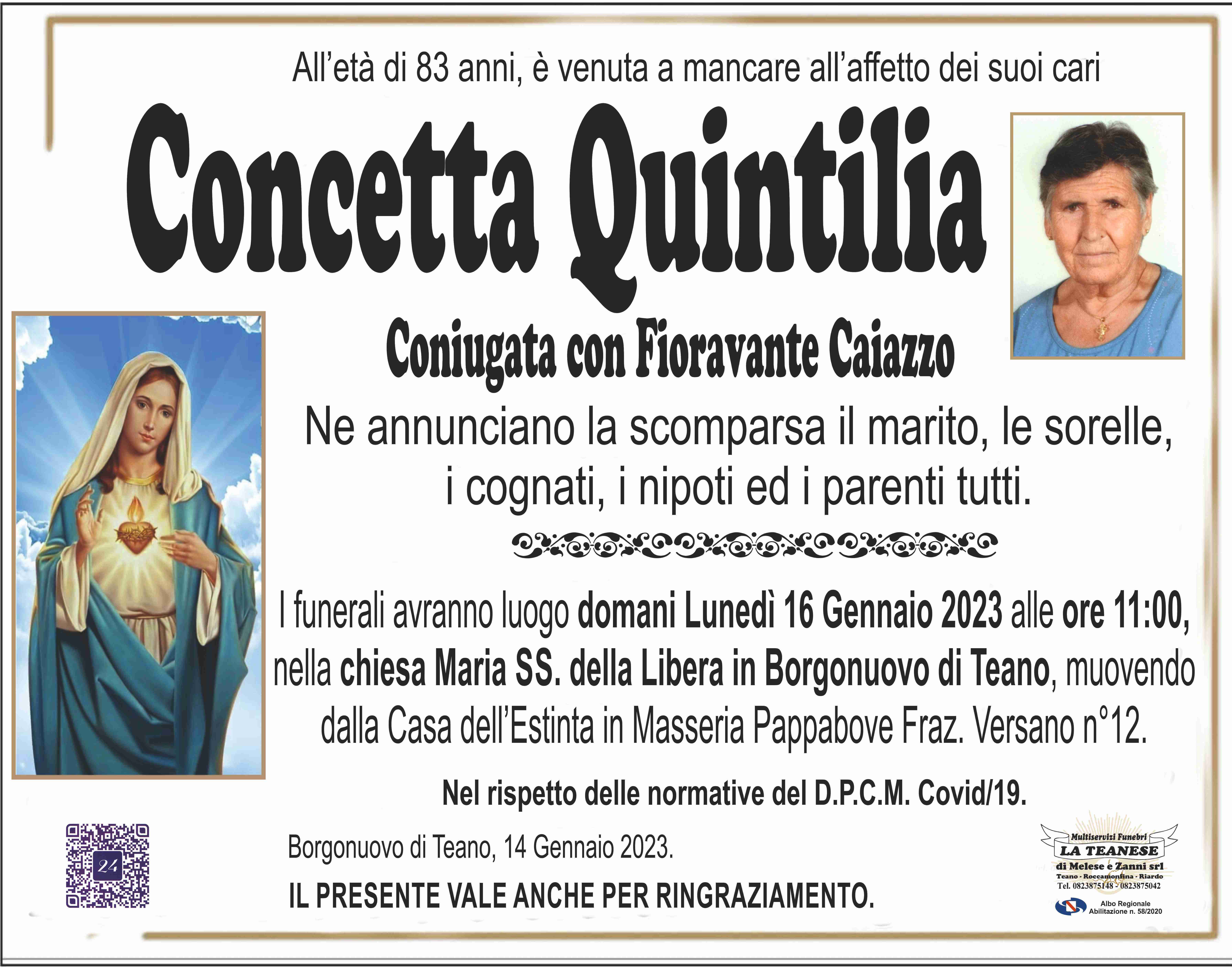 Concetta Quintilia