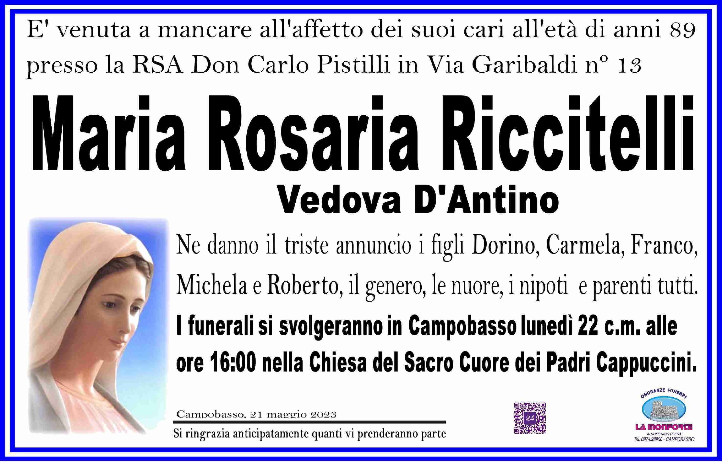 Maria Rosaria Riccitelli