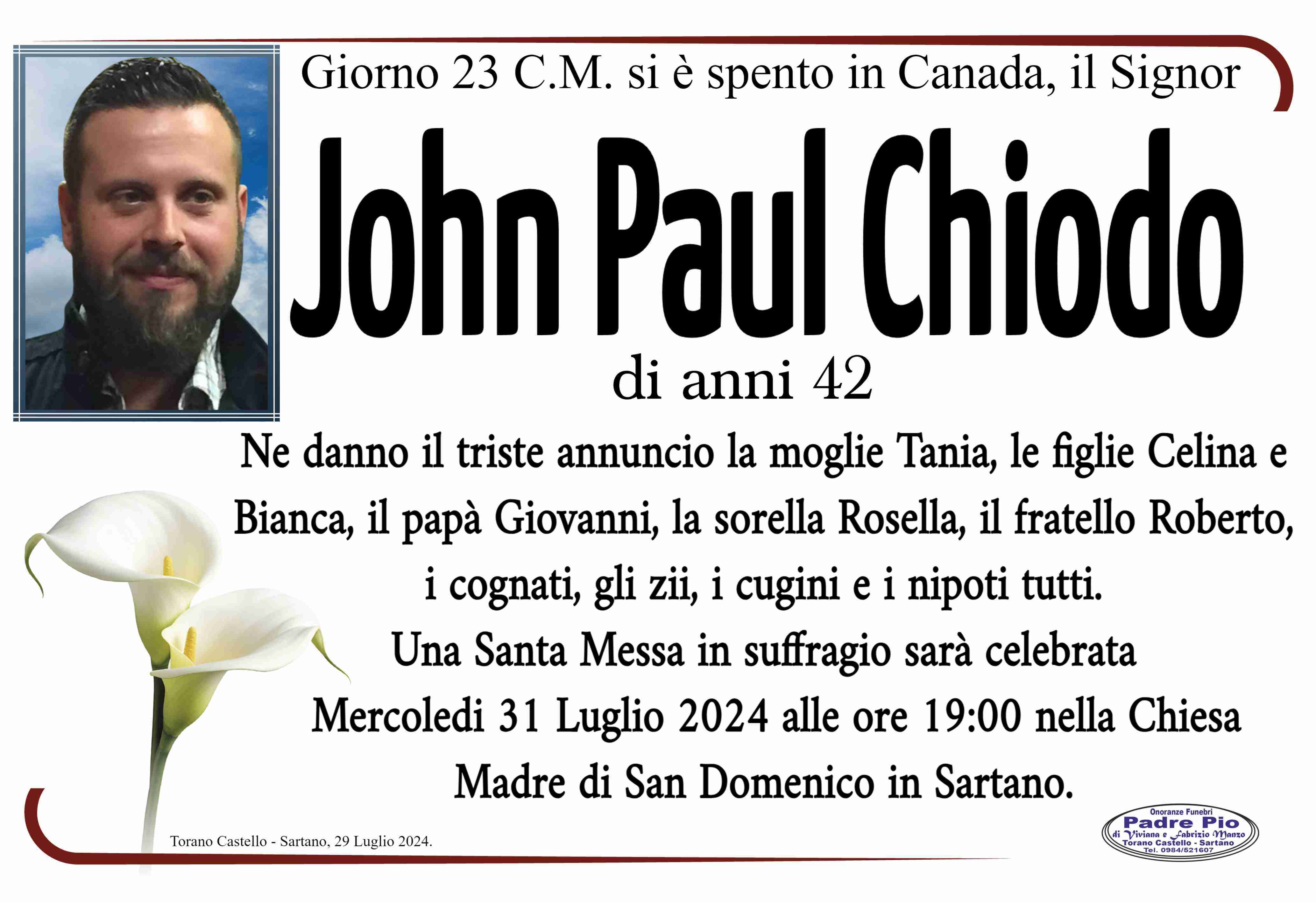 John Paul Chiodo