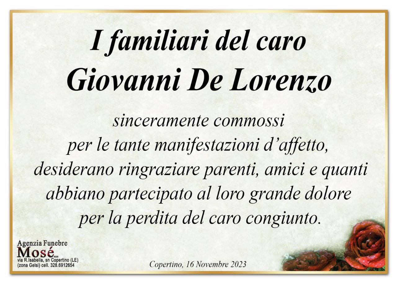 Giovanni De Lorenzo