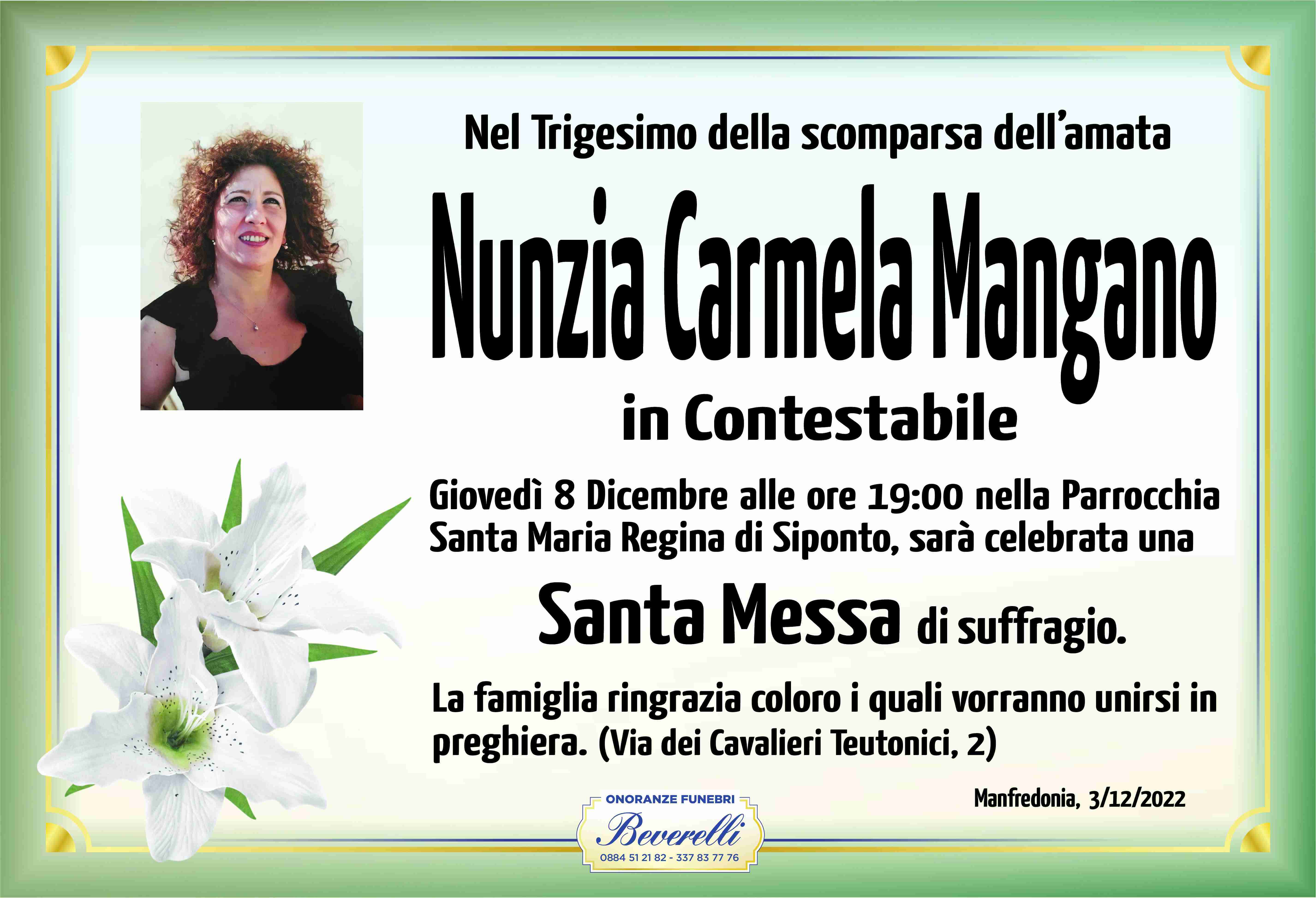 Nunzia Carmela Mangano