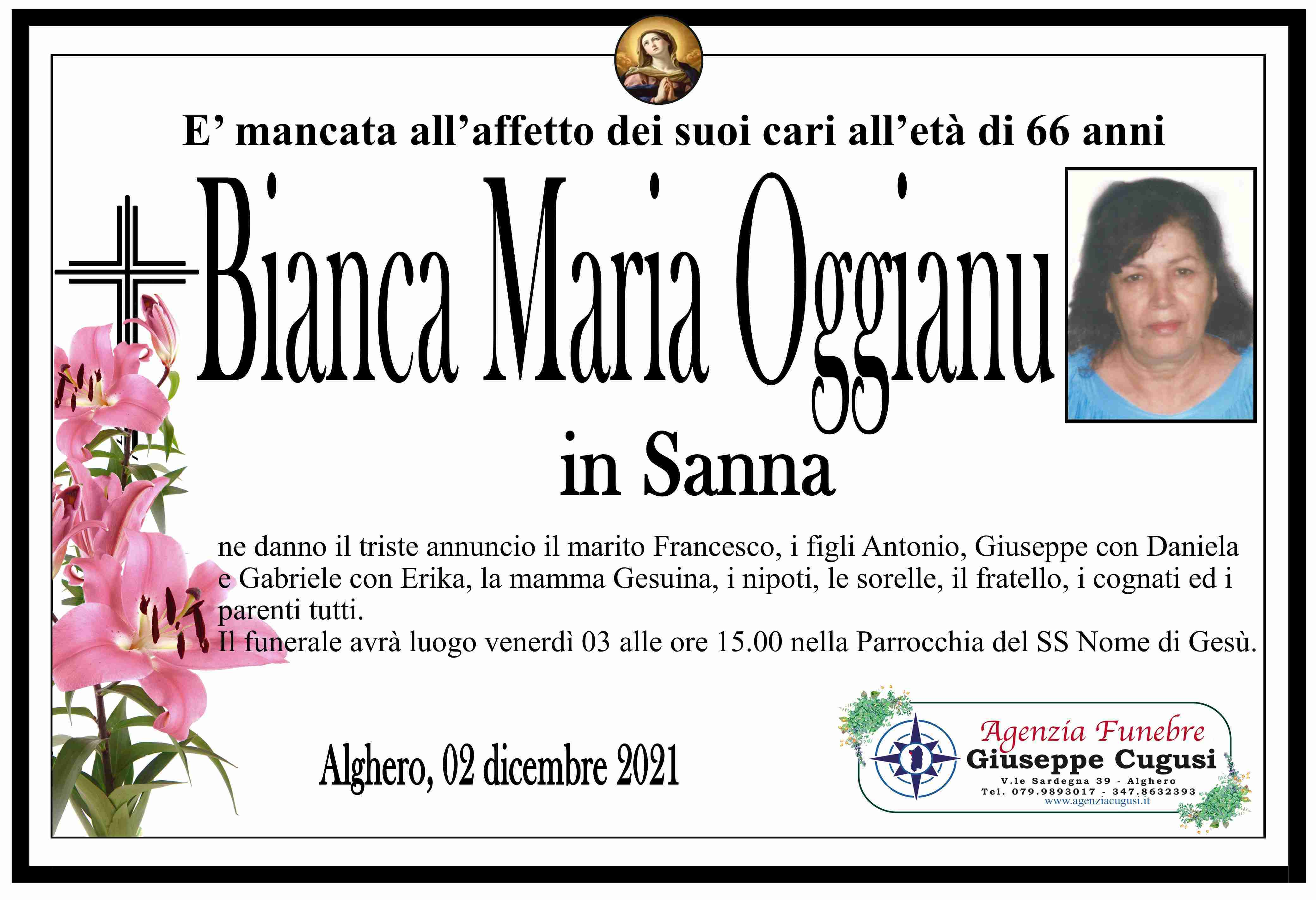Bianca Maria Oggianu