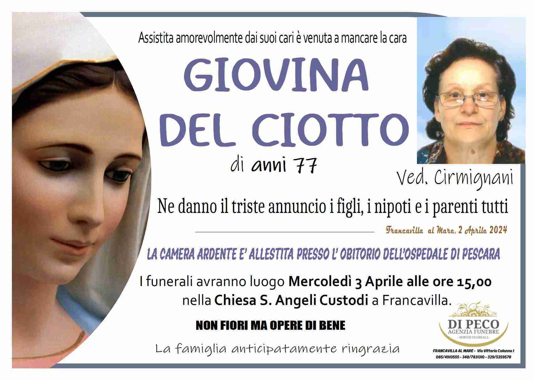 Giovina Del Ciotto