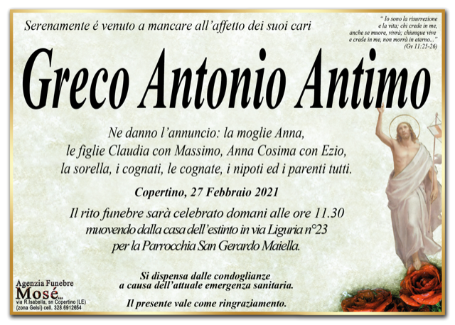 Antonio Antimo Greco