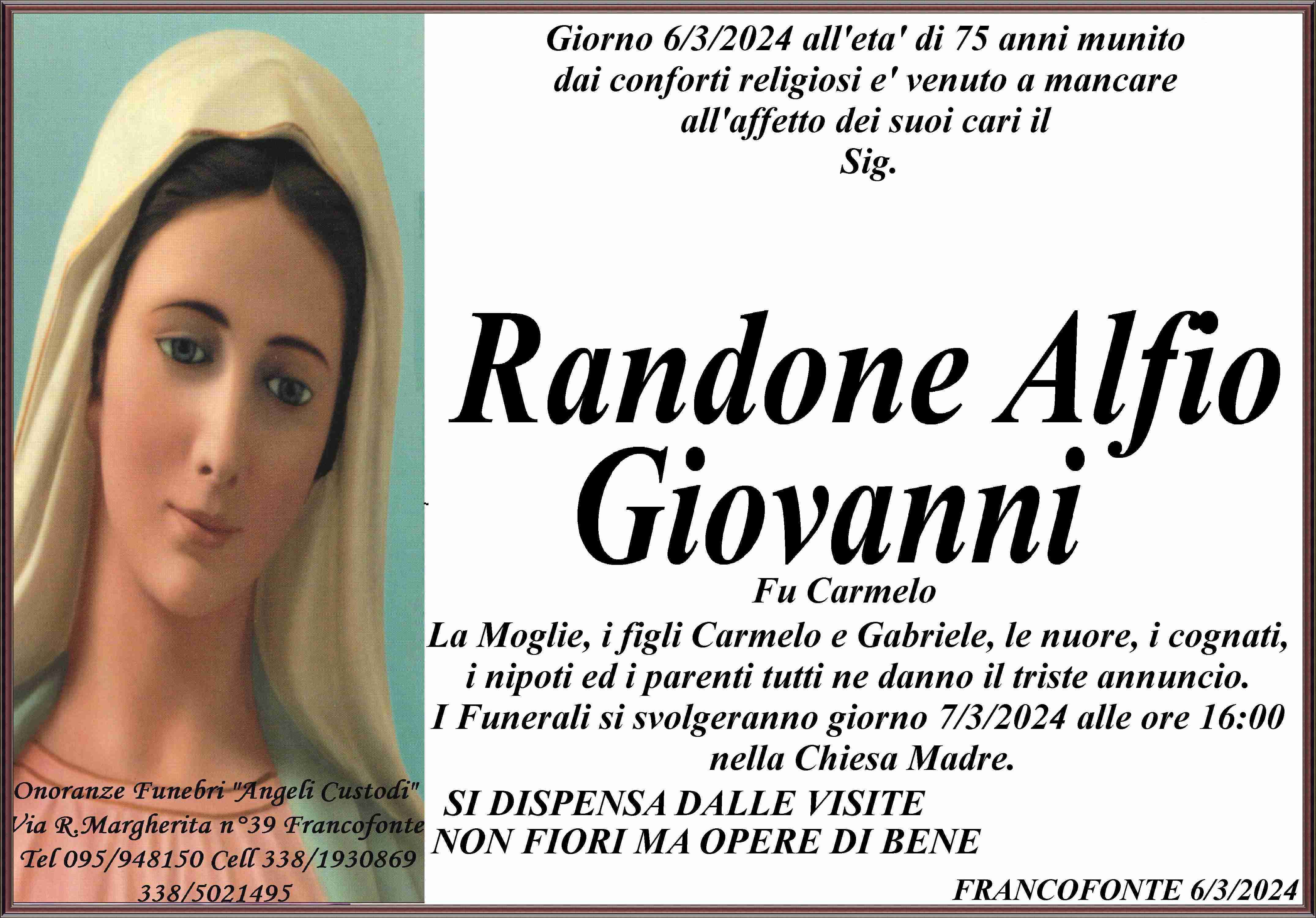 Randone Alfio Giovanni