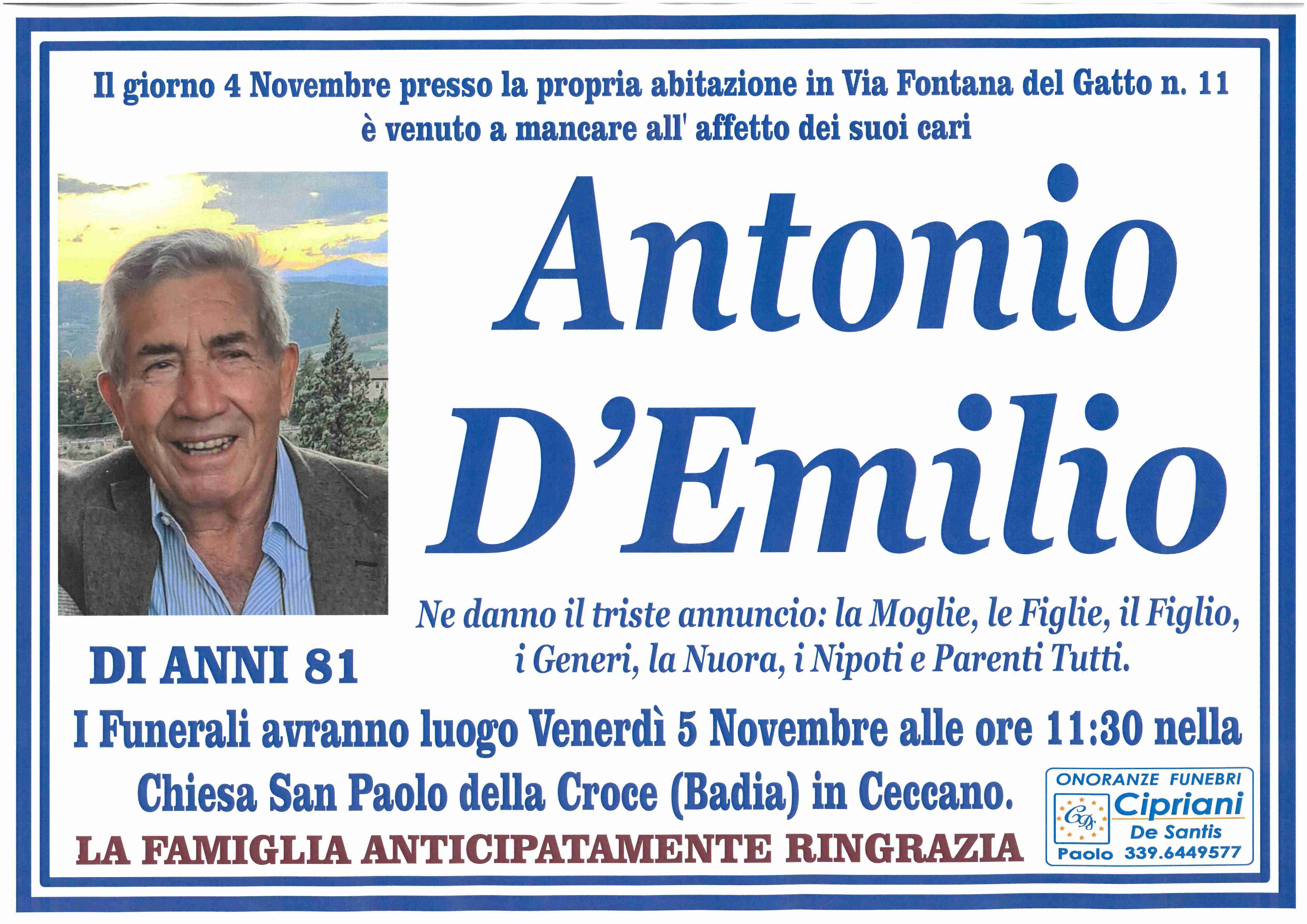 Antonio D'Emilio