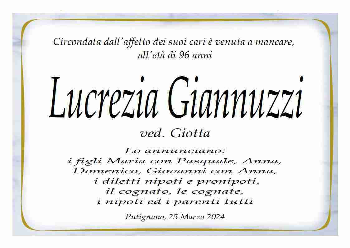 Lucrezia Giannuzzi