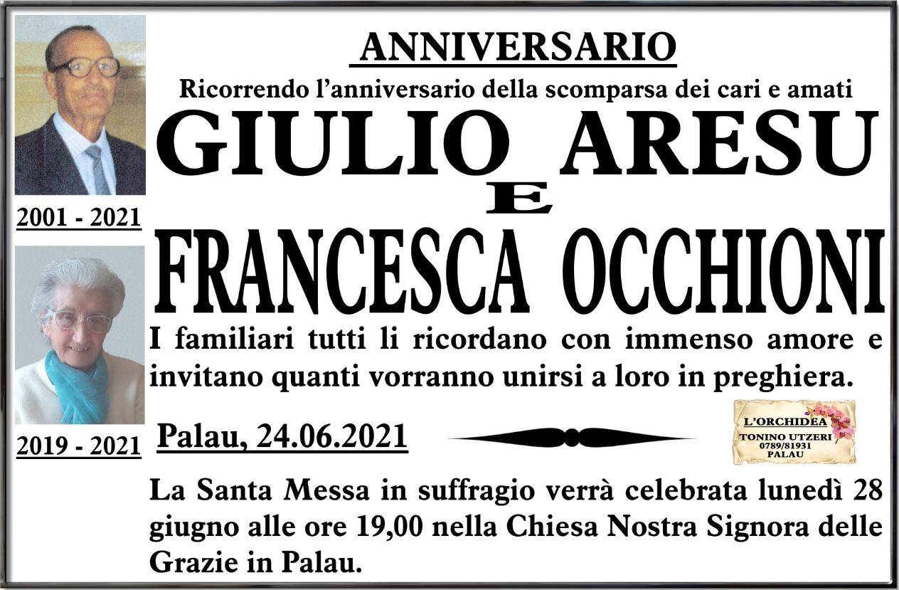 Giulio Aresu e Francesca Occhioni