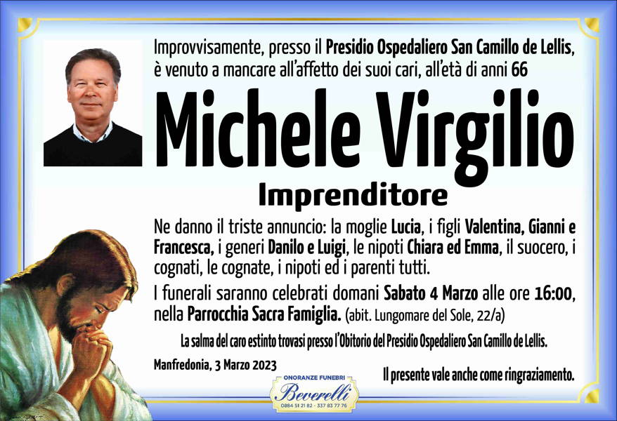 Funerali e annunci funebri a Manfredonia Michele Virgilio Funer24