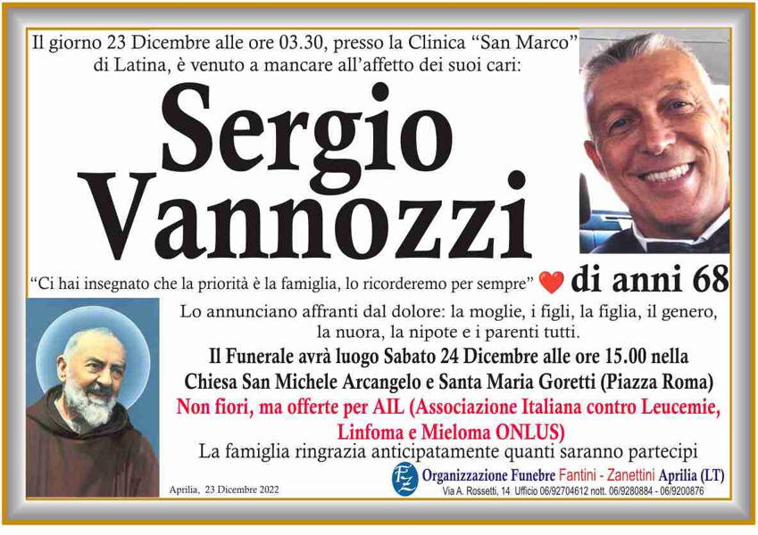 Funerali e annunci funebri a Aprilia Sergio Vannozzi Funer24