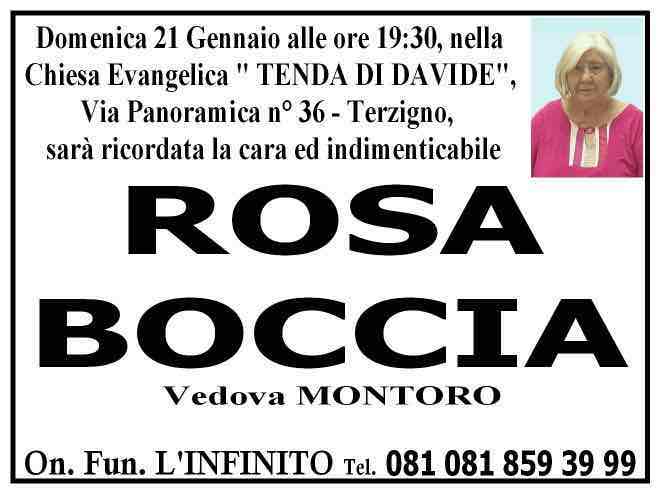 Funerali e annunci funebri a Terzigno Rosa Boccia Funer24