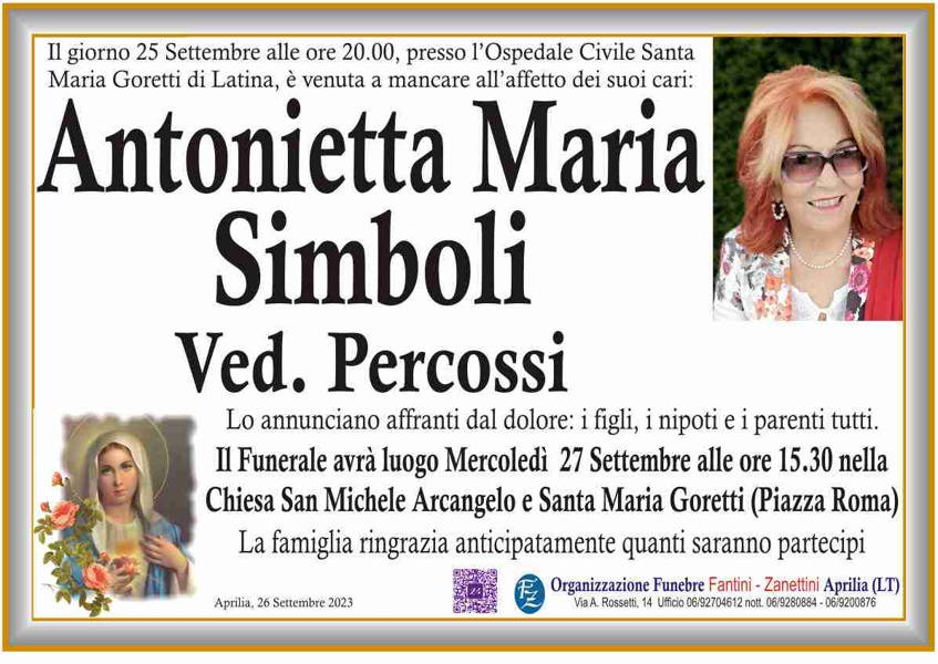 Funerali E Annunci Funebri A Aprilia | Antonietta Maria Simboli - Funer24