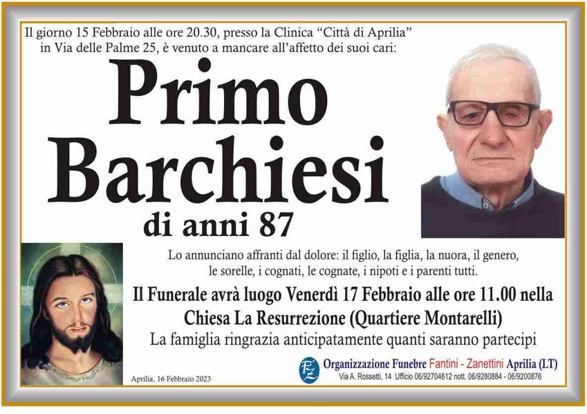 Funerali E Annunci Funebri A Aprilia | Primo Barchiesi - Funer24