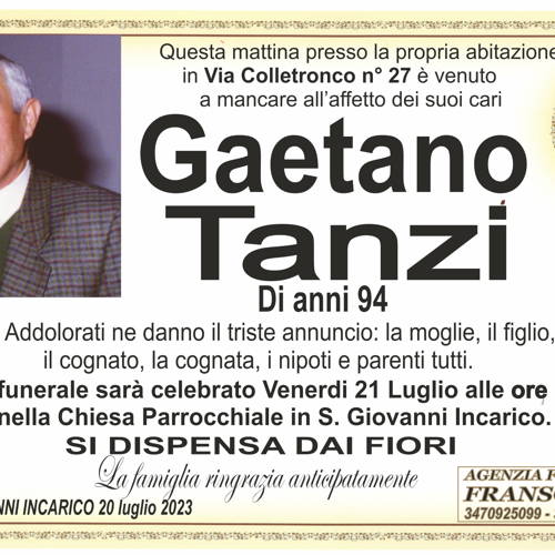 Gaetano Tanzi