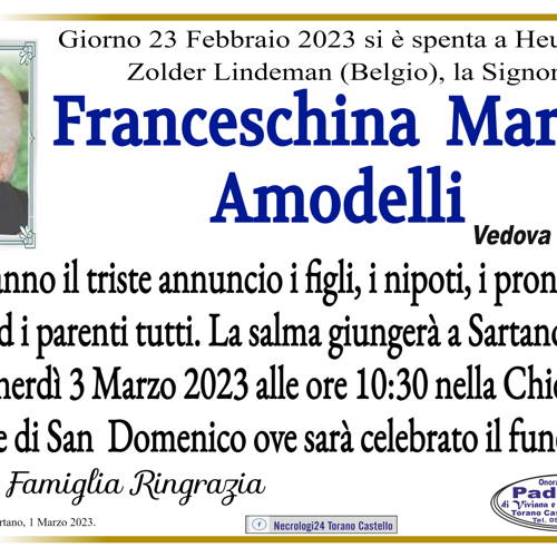Franceschina Maria Amodelli